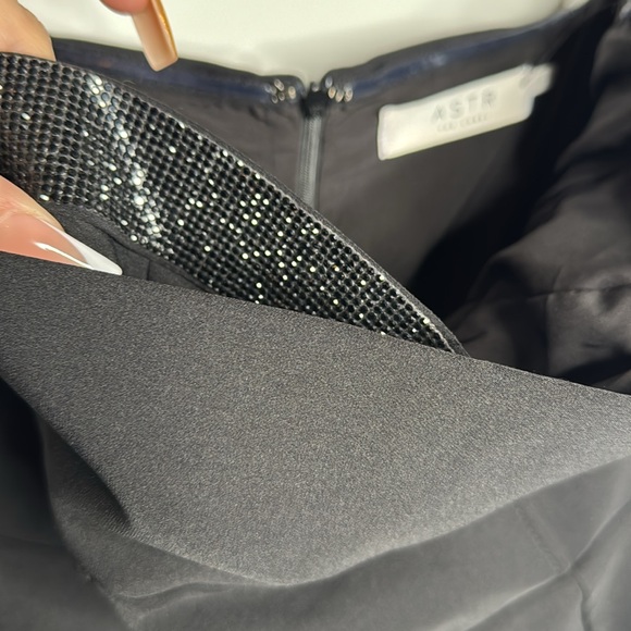 NWTS ASTR The Label Melani Dress Black Size Large - Picture 6 of 7